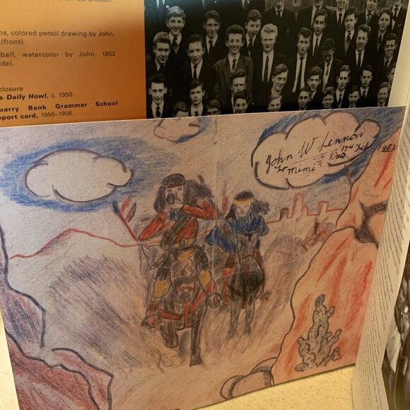 Lennon Legend Illustrated Biography Book & CD Set By James Henke Hardcover - Picture 10 of 12